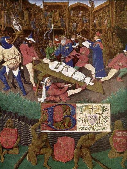 Jean Fouquet The Martyrdom of St Apollonia